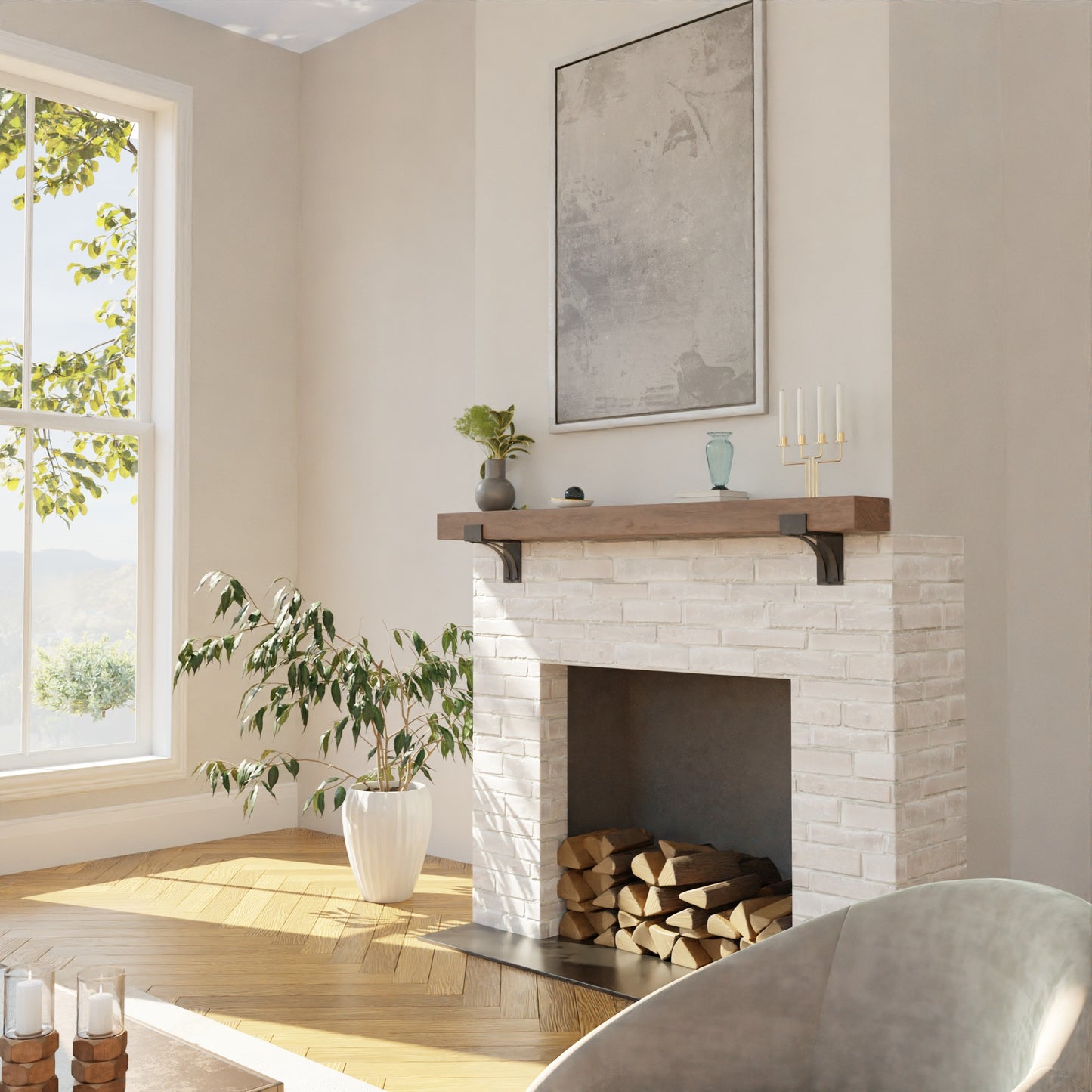Fire Place Mantel Bracket